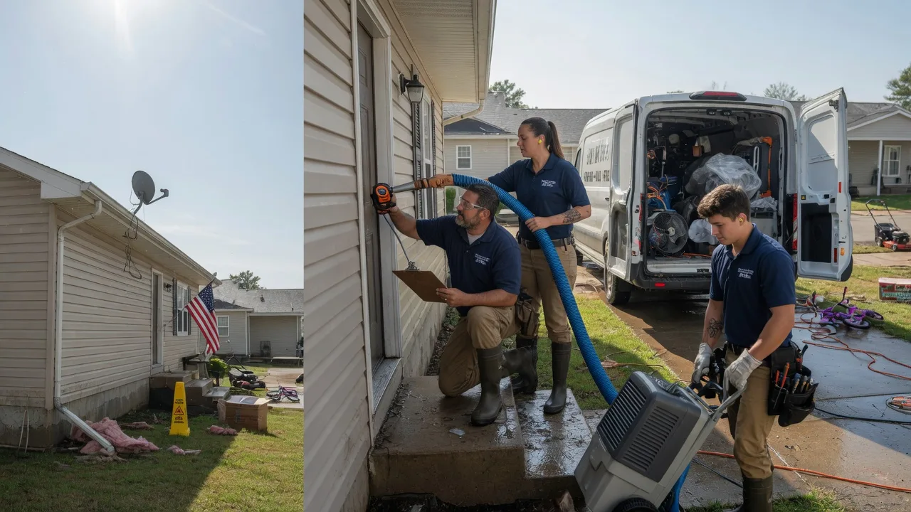 Ceiling Water Damage Restoration in Elmdale, KS near me